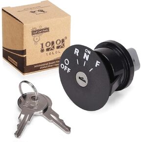 10L0L Starter Ignition Key Switch for EZGO RXV 2008-up Electric Golf Cart, OEM# 605637, 609682, 611283