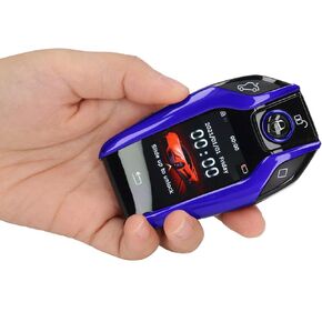 For Car,Smart Car Key With Sn,Smart Lcd Key Universal Tk800+ Lcd Touch Sn Smart Key Remote Keyless Entry For All Start Stop Engine Button Black (Blue)