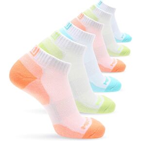 جوارب رياضية عالية الأداء من MIRMARU مكونة من 6 أزواج ذات قصة منخفضة للجري للرجال والنساء in Kuwait