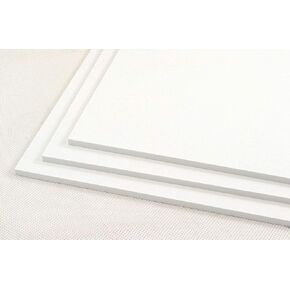VibhutiCrafts White Sunboard/Foam board Sheets - 1/8" (3mm) Acid-Free for Crafting, Mounting, Modelling, Art, Display, Presentation, and School Projects (8.3 x 11.7 inches, Pack of 10)
