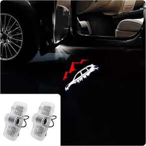 2 Pcs Car Door Logo Lights Car Projection LED Projector Door Shadow Light Welcome Light Puddle Lights Compatible for Pilot Accessories (Pilot)