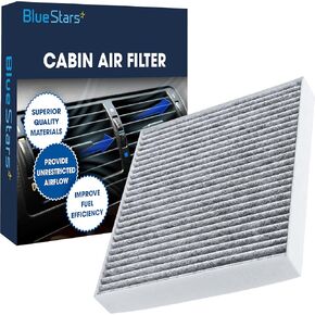BlueStars CF11966 CP966 Premium Activated Cabin Carbon Air Filter - Fits Buick Enclave Envision Regal, Cadillac ATS CT4, Chevy Silverado Tahoe Cruze, GMC Acadia Sierra - Replaces 13356914