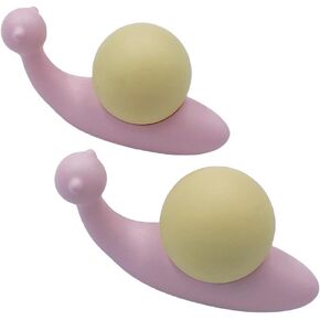 2 pack cute snail decorative pulls for kinds, animal shape knobs for nusery room of boys girls (Pink) in Saudi Arabia