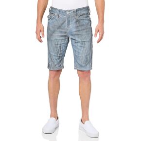True Religion Men's Rocco Super T Short Flap 1/2" Overdye