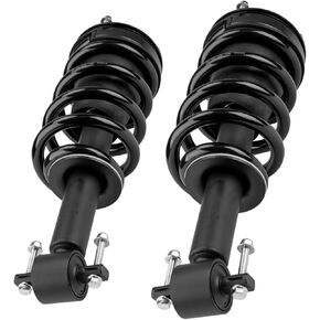 Front Complete Struts Shock Absorber Compatible with Sierra 1500 2007-2013, Silverado 1500 2007-2013, Quick Suspension 139105 * 2, Struts with Coil Spring SAA361 2 PCS