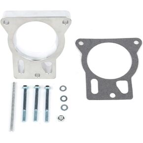 SCITOO Throttle body Spacer Throttle Plate Compatible with 5.3L 5.7L 6.0L 6.2L 6.6L 4.3L 4.8L 8.1L Cadillac, Chevrolet, GMC