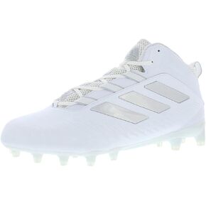 Adidas Nasty 20 Men's Football Cleat, White/Silver-White, 12 US