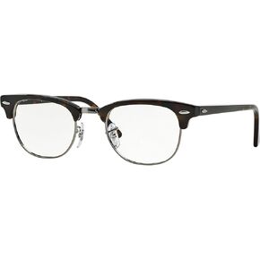 Ray-Ban Clubmaster Square Eyeglasses, Tortoise, 49 mm