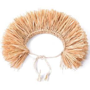 Luau Hula Grass Skirt for Girls, Handmade Raffia Hip Hei or Hip Belt for Kids Tahitian Dancers Party