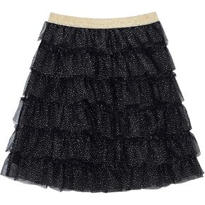 DaniChins Girl's Sparkle Tutu Skirt Ruffle Tulle Princess Skirt for Little Girl