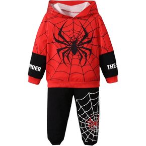 GORGLITTER Boy's Two Piece Outfits Letter Graphic Hoodie Hooded Sweatshirt and Sweatpants Set in Saudi Arabia