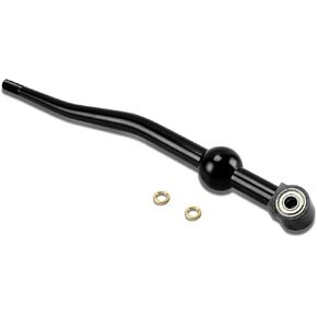 Auto Dynasty Compatible with Civic/Del Sol/CRX/Integra Dual Bend Manual Transmission Racing Short Throw Shifter (Silver)