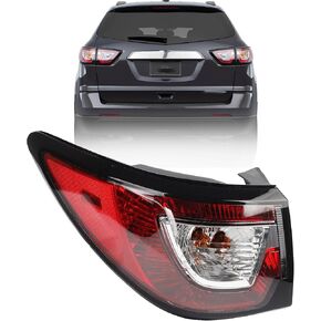 Dasbecan Left Driver Side Tail Light Assembly Rear Lamp Compatible with 2013-2017 Chevrolet Traverse Replace 84266019 GM2804112 23301756
