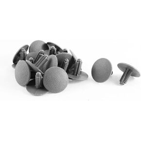 uxcell 20 Pcs Gray Trim Panel Fastener Clips 6.5x5mm Hole for Car