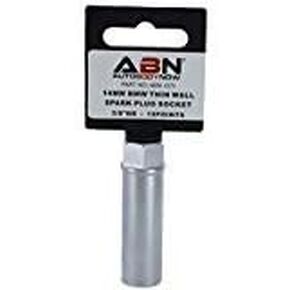 ABN Spark Plug Socket, Thin Wall 14mm 12-Point 3/8in Drive Plug Socket for BMW Car, Truck, Motorcycle
