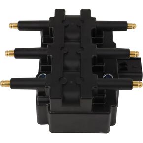 SCITOO 1 ignition coils + 6 iridium Spark Plugs,for Jeep for Wrangler 3.8L 2007-2009,for Dodge Grand Caravan 3.8L 2001-2010,for Chrysler Grand Voyager 3.8L 2001-2002 UF305 ‎C1442 UF-412