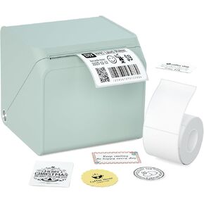 HPRT T260LR Label Maker: Portable Sticker Machine with Waterproof Tape, Bluetooth Thermal Label Printer for Small Business, Barcode, Name, Logo, Address, Mailing, Clothing, School, Home & Office