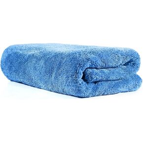 Microfiber Towels for Cars, 1400 GSM Super Absorbent Extra Large (24 * 36inch) Streak-Free, Lint-Free, Double Twist Pile Car Wash Drying Towels, Blue/Grey
