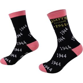 80th Birthday Gifts for Women, Funny 80th Birthday Decorations Socks for Grandma, 1944 80 Year Old Novelty Socks for Elderly Mom Her Bestie, Christmas Mothers Day Unique Gifts for Gigi Mimi Mama Wife