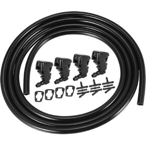Windshield Wiper Nozzles 7C3Z17603A Jet Spray for Ford F-250 Super Duty 2008-2010 (Set of 4)