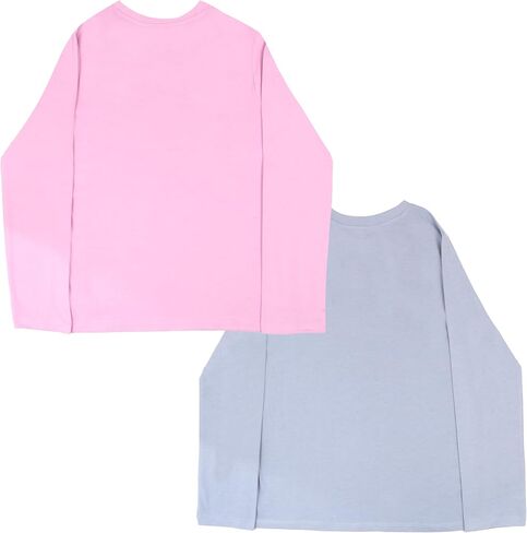 Disney Lilo and Stitch Girls Graphic Tees Long Sleeve T Shirts Classic Lilo & Stitch Print T Shirt 2 Pack Girls Tops in Saudi Arabia