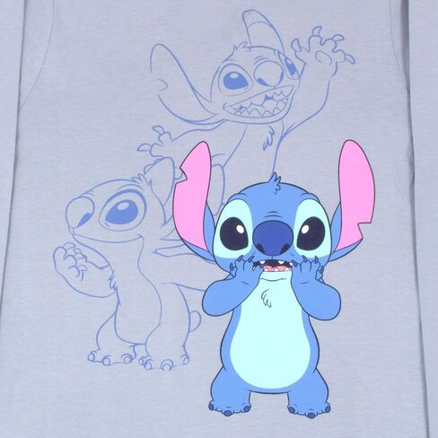 Disney Lilo and Stitch Girls Graphic Tees Long Sleeve T Shirts Classic Lilo & Stitch Print T Shirt 2 Pack Girls Tops in Saudi Arabia