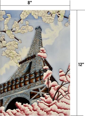 بناية - فن السيراميك المصنوع يدوياً - بلاط السيراميك - ديكور المنزل (آرت ديكو، 8 × 12، حديقة اليعسوب) in Kuwait