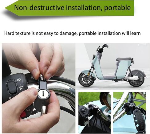 1 قطعة قفل خوذة دراجة نارية مع 2 قطعة مفاتيح، قفل أمان خوذة السيارة المعدنية المضادة للسرقة، استبدال خوذة السيارات المتينة العالمية القابلة للدوران لشاحنة سيارات الدفع الرباعي والدراجات النارية (أسود) in Kuwait