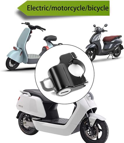 1 قطعة قفل خوذة دراجة نارية مع 2 قطعة مفاتيح، قفل أمان خوذة السيارة المعدنية المضادة للسرقة، استبدال خوذة السيارات المتينة العالمية القابلة للدوران لشاحنة سيارات الدفع الرباعي والدراجات النارية (أسود) in Kuwait