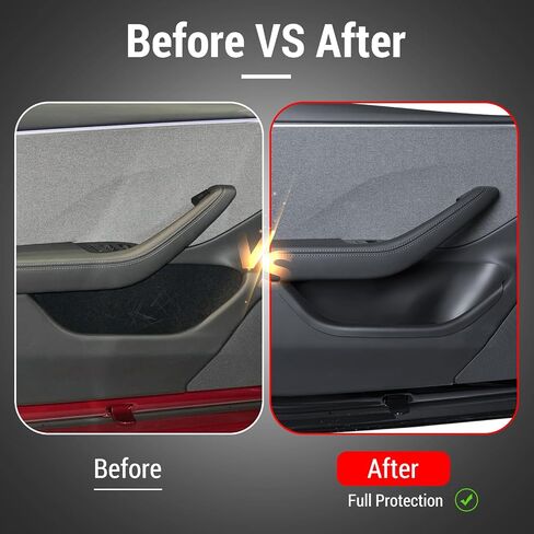 New 2024 Model 3 Door Side Storage Box 4 PCS Full-Cover Front and Rear Door Tray Organizer for Tesla Model 3 Highland Door Slot Tray Mats Interior Accessories Fit for 2024 Model 3 in Saudi Arabia