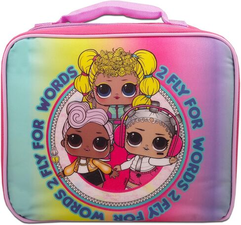 LOL Surprise Lunch Bag for Girls Set - LOL Surprise Lunch Box, Stickers, Water Bottle, More | LOL Dolls Lunch Box for Girls in Saudi Arabia