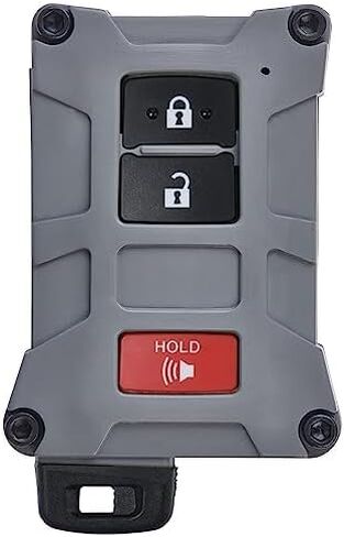 AJT DESIGN Replacement Key Fob Case for Toyota Tacoma, Tundra, 4Runner V1 - Custom Made in USA (Color: Cement) in Kuwait