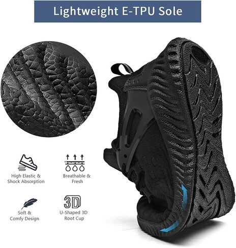 Men's Slip On Tennis Shoes - Athletic Walking Casual Non-Slip Sneakers in Saudi Arabia