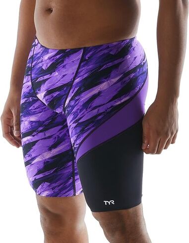 TYR SPORT Men's Standard VITRIC Jammer, Purple, 24 in Saudi Arabia