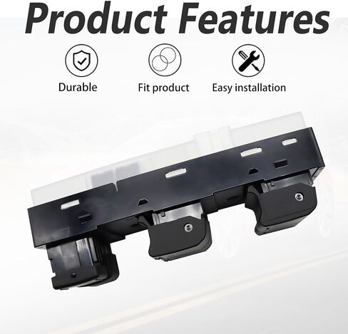 Power Master Window Control Switch Front Left Driver Side Compatible with Nissan Maxima 2009 2010 2011 2022 2013 2014 Replace 25401-9N00E 254019N00E in Kuwait