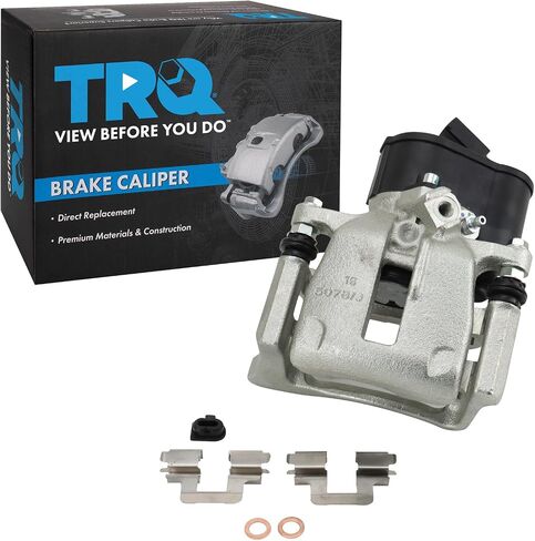 TRQ Rear Left Brake Caliper w/Bracket Drivers Side Compatible with 2015 Audi Q3 Q3 Quattro 2009-2017 Volkswagen CC 2009-2010 Passat Tiguan 2018 Tiguan Limited in Saudi Arabia