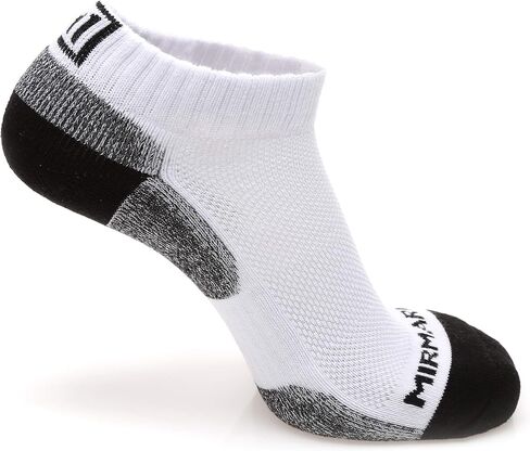 MIRMARU High Performance 6 Pairs Low Cut Athletic Running Cushion Sports Socks for Men & Women in Saudi Arabia