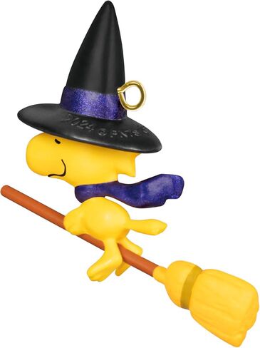Hallmark Keepsake 0.97" Mini Halloween Ornament 2024, The Peanuts Gang Witchy Woodstock, Gifts for Peanuts Fans in Saudi Arabia
