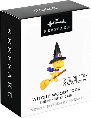 Hallmark Keepsake 0.97" Mini Halloween Ornament 2024, The Peanuts Gang Witchy Woodstock, Gifts for Peanuts Fans in Saudi Arabia