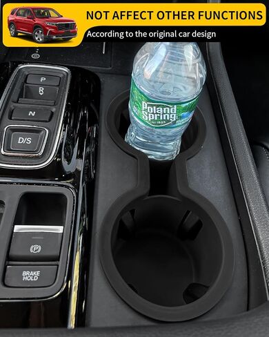 Cup Holder Compatible with 2023 2024 2025 Honda Pilot Car Center Console Cup Holder Insert Storage Box Interior Armrest Organizer for Honda Pilot Accessories (Black) in Kuwait