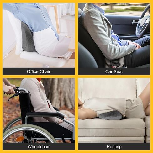 Lumbar Support Pillow for Car, Lumbar Support for Driving Seat, Back Support for Car, Travel Lumbar Support Pillow, Office Chair Lumbar Support Pillow, Lumbar Pillow for Lower Back Pain in Saudi Arabia