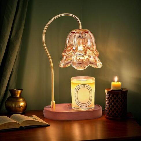 Candle Warmer Lamp with Timer with 2 Bulbs,No Flame Scented Candle Warmer,for Bedroom Home Decor,Fits Large and Small Jar Scented Candle Warming Lantern,Unique Birthday Gifts for Women in Saudi Arabia