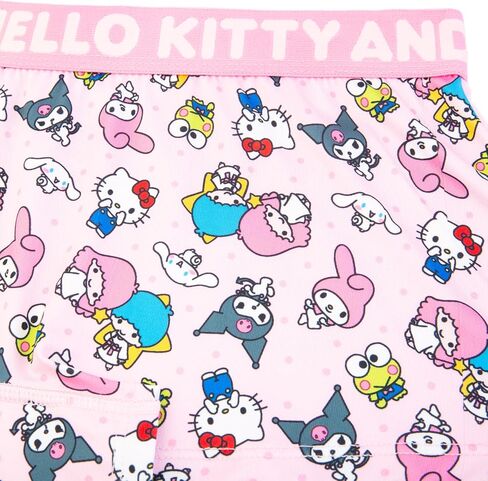 Hello Kitty womens Sports Bra & Boy Short Underwear Sets With Kuromi, Melodi, Keroppi & More in Xxxs-xl in Saudi Arabia
