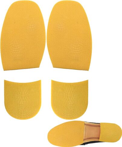 Rubber Half Sole and Heels DIY Shoe Repair Replacement Sole Repair Anti-Slip Heel Replacement and Half Rubber Soles for Bottom of Shoes(Black) in Saudi Arabia