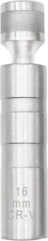 16mm Magnetic Spark Plug Socket, 360-degree Universal Joint 3/8-Inch Drive 12 Point Magnetic Swivel Socket Removal Tool Compatible with Motorcycle,Car,SUV in Saudi Arabia