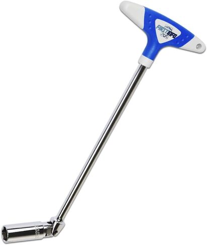 FIRSTINFO F321816 5/8 بوصة مفتاح ربط مقبس دوار مغناطيسي 360 درجة - الطول الإجمالي 13.8 بوصة، مقبض T مريح، تصميم جدار رقيق in Kuwait