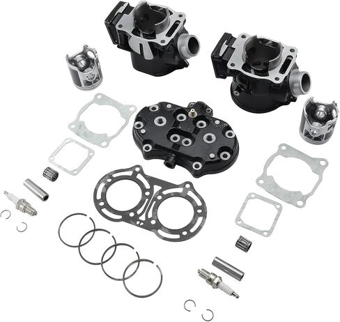 64mm Bore 347CC Engines Cylinder Head Piston Gasket Top End Kit Fit for Yamaha Banshee 350 1987-2001 2002 2003 2004 2005 2006 in Saudi Arabia