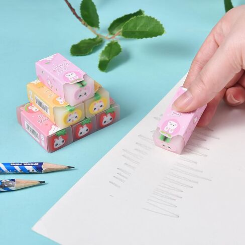 18 Pack Kawaii Astronaut Erasers for Kids Bulk, Fun Erasers for Students, Jelly Erasers for School Supplies Prize Gifts Party Favors (Astronaut) in Saudi Arabia