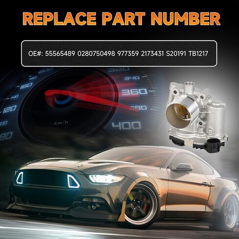 55565489 جسم الخانق الإلكتروني يناسب 11-21 Buick Encore، Chevy Cruze/Cruze Limited/Sonic/Trax 1.4L استبدال OE 0280750498 977359 2173431 S20191 TB1217 in Kuwait