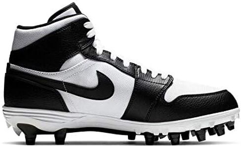 حذاء كرة القدم Jordan Nike 1 TD متوسط ​​الحجم للرجال (أبيض/أسود/أسود، 10 M US) in Saudi Arabia